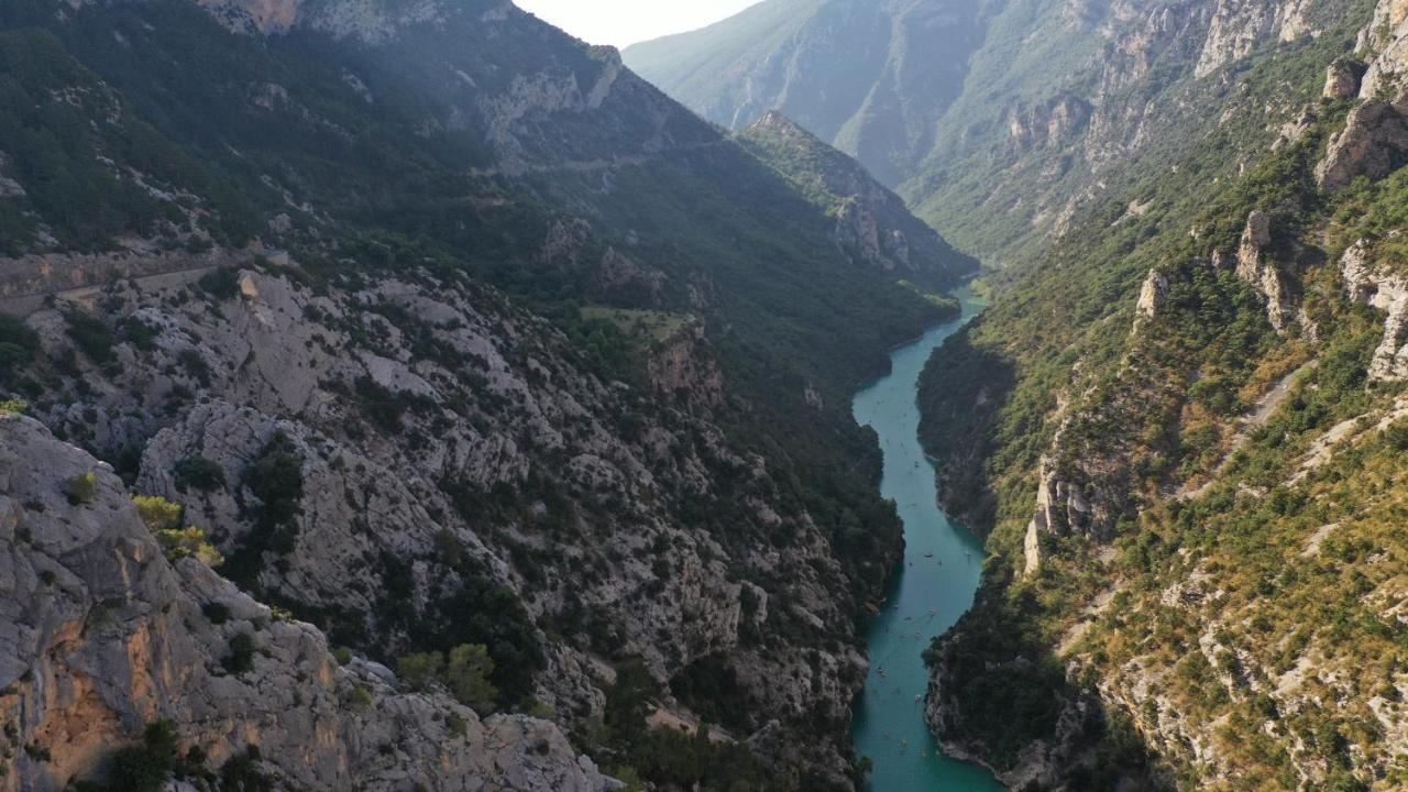 Camping Panoramique Du Verdon Castellane Exteriér fotografie