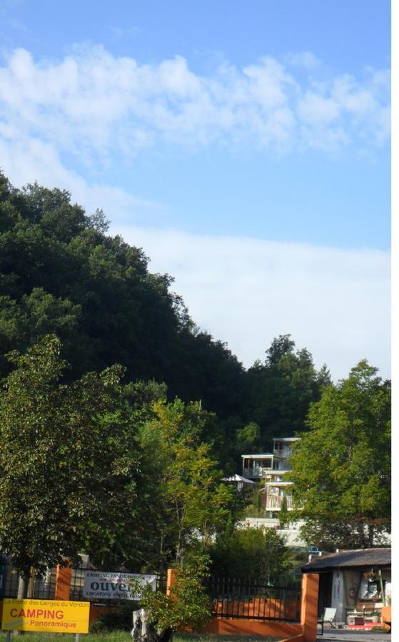 Camping Panoramique Du Verdon Castellane Exteriér fotografie