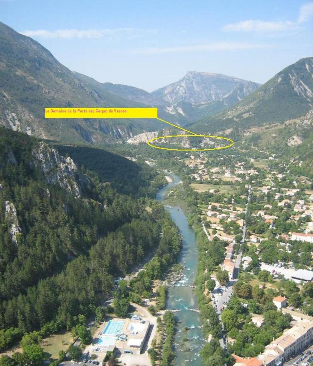 Camping Panoramique Du Verdon Castellane Exteriér fotografie